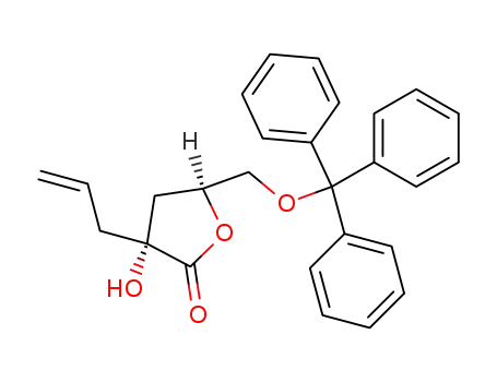 (3R,5S)-3-Allyl-3-hydroxy-5-trityloxymethyl-dihydro-furan-2-one
