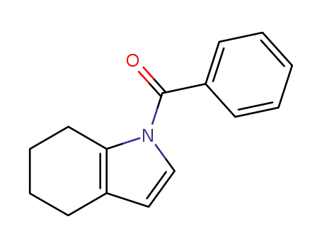 Molecular Structure of 105679-18-3 (1H-Indole, 1-benzoyl-4,5,6,7-tetrahydro-)