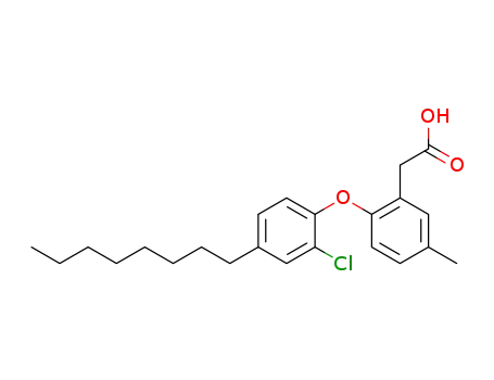 [2-(2-Chloro-4-octyl-phenoxy)-5-methyl-phenyl]-acetic acid