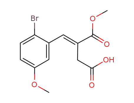 2-[1-(2-Bromo-5-methoxy-phenyl)-meth-(E)-ylidene]-succinic acid 1-methyl ester