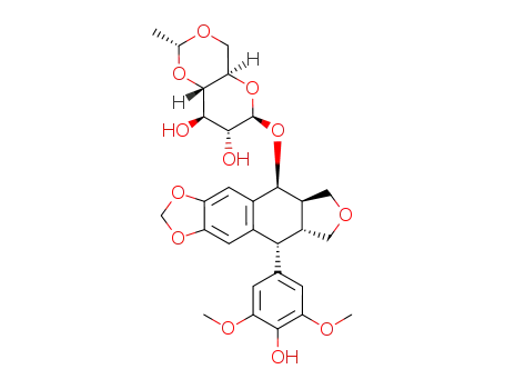 (2R,4aR,6R,7R,8R,8aS)-6-[(5S,5aR,8aR,9R)-9-(4-Hydroxy-3,5-dimethoxy-phenyl)-5,5a,6,8,8a,9-hexahydro-furo[3',4':6,7]naphtho[2,3-d][1,3]dioxol-5-yloxy]-2-methyl-hexahydro-pyrano[3,2-d][1,3]dioxine-7,8-diol