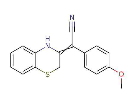 (2H-1,4-benzothiazin-3(4H)-ylidene)(4-methoxyphenyl)acetonitrile