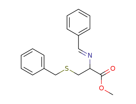 L-Cysteine, S-(phenylmethyl)-N-(phenylmethylene)-, methyl ester