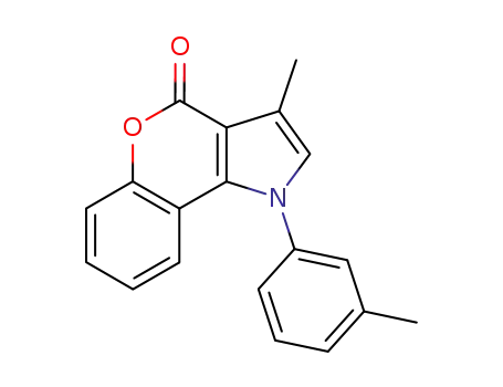 [1]Benzopyrano[4,3-b]pyrrol-4(1H)-one, 3-methyl-1-(3-methylphenyl)-