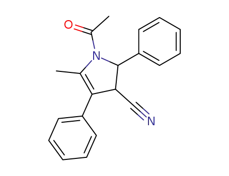1H-Pyrrole-3-carbonitrile, 1-acetyl-2,3-dihydro-5-methyl-2,4-diphenyl-