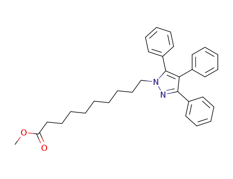 10-(3,4,5-Triphenyl-pyrazol-1-yl)-decanoic acid methyl ester