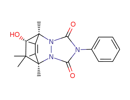 (1S<sup>*</sup>,10S<sup>*</sup>)-10-Hydroxy-1,7,8,9,11,11-hexamethyl-4-phenyl-2,4,6-triazatricyclo<5.2.2.0<sup>2,6</sup>>undec-8-en-3,5-dion