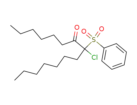 7-Pentadecanone, 8-chloro-8-(phenylsulfonyl)-