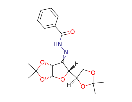 1,2:5,6-di-O-isopropylidene-α-D-ribo-hexofuranos-3-ulose benzoylhydrazone