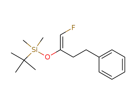 Silane,
(1,1-dimethylethyl)[1-(fluoromethylene)-3-phenylpropoxy]dimethyl-, (E)-