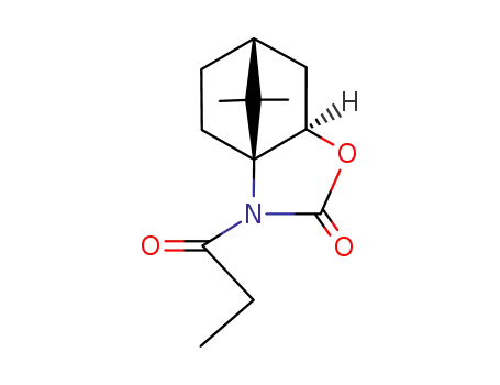 N-propionyl-(1S,5R,7R)-10,10-dimethyl-3-oxo-2-aza-4-oxatricyclo<5.2.1.0<sup>1,5</sup>>decane
