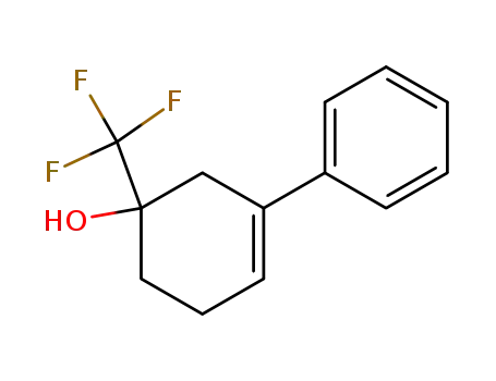 Molecular Structure of 126582-12-5 (3-Phenyl-1-trifluoromethyl-cyclohex-3-enol)