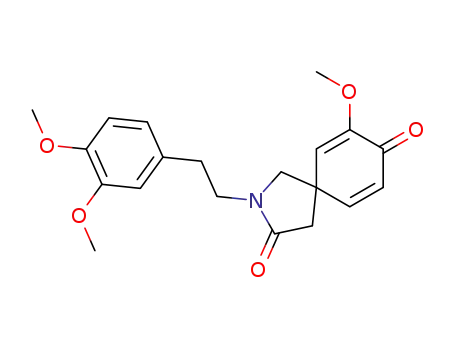 2-[2-(3,4-Dimethoxy-phenyl)-ethyl]-7-methoxy-2-aza-spiro[4.5]deca-6,9-diene-3,8-dione