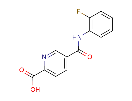 2-Pyridinecarboxylic acid, 5-[[(2-fluorophenyl)amino]carbonyl]-