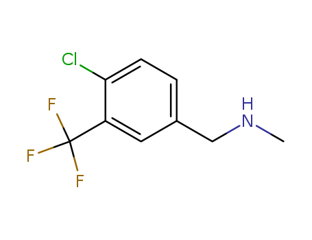 4-CHLORO-N-METHYL-3-(TRIFLUOROMETHYL)-BENZENEMETHANAMINECAS