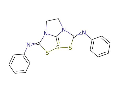 <i>N</i>,<i>N</i>'-diphenyl-3,4-dihydro-1,6,6aλ<sup>4</sup>-trithia-2a,4a-diaza-cyclopenta[<i>cd</i>]pentalene-2,5-diylidenediamine
