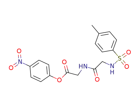 Molecular Structure of 93886-72-7 (4-nitrophenyl N-[(4-methylphenyl)sulfonyl]glycylglycinate)