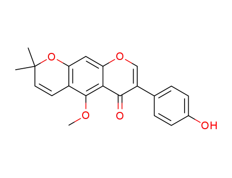 4'-hydroxy-5-methoxy-2'',2''-dimethylpyrano[5'',6'':6,7]isoflavone