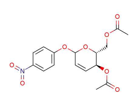3-アセトキシ-3,6-ジヒドロ-6-(4-ニトロフェノキシ)-2H-ピラン-2-メタノールアセタート