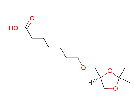 Heptanoic acid, 7-[(2,2-dimethyl-1,3-dioxolan-4-yl)methoxy]-, (R)-