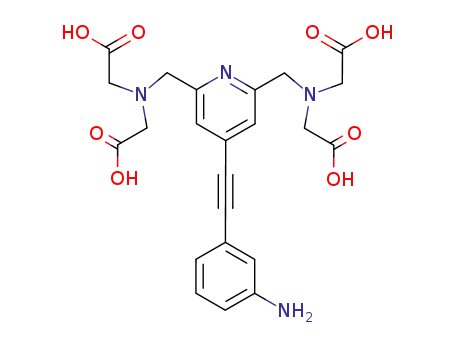 2,2',2'',2'''-<<4-<(3'-aminophenyl)ethynyl>pyridine-2,6-diyl>bis(methylenenitrilo)>tetrakis(acetic acid)