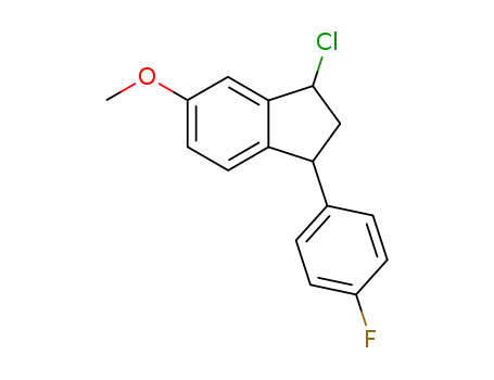 3-Chloro-1-(4-fluoro-phenyl)-5-methoxy-indan