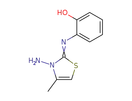 Molecular Structure of 84589-31-1 (2-(2-hydroxyphenylimino)-3-amino-4-methyl-4-thiazoline)