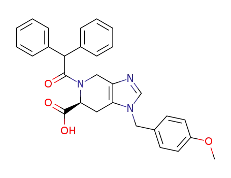 (S)-5-Diphenylacetyl-1-(4-methoxy-benzyl)-4,5,6,7-tetrahydro-1H-imidazo[4,5-c]pyridine-6-carboxylic acid