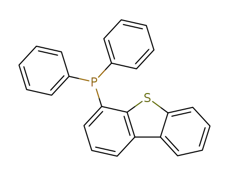 Molecular Structure of 91281-15-1 (Phosphine, 4-dibenzothienyldiphenyl-)