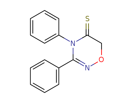 4H-1,2,4-Oxadiazine-5(6H)-thione, 3,4-diphenyl-