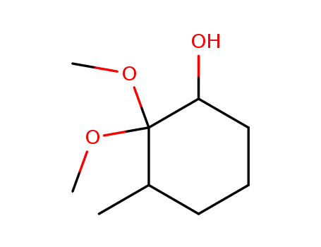 Molecular Structure of 90054-95-8 (Cyclohexanol, 2,2-dimethoxy-3-methyl-)