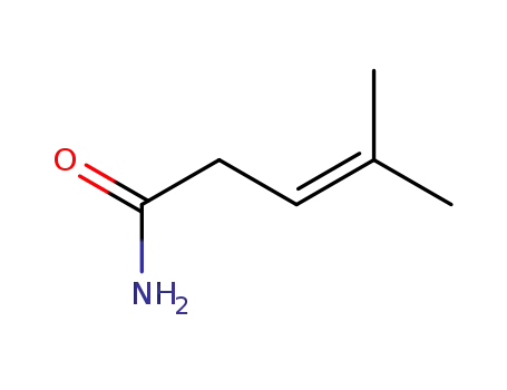 Molecular Structure of 70265-05-3 (4-Methyl-3-pentenamide)