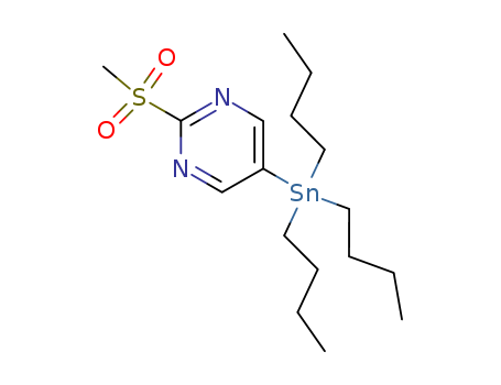 2-(Methylsulfonyl)-5-(tributylstannyl)pyrimidine 122476-85-1