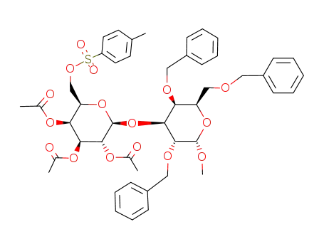 Methyl 2,4,6-tri-O-benzyl-3-O-(2,3,4-tri-O-acetyl-6-tosyl-α-D-galactopyranosyl)-α-D-galactopyranoside