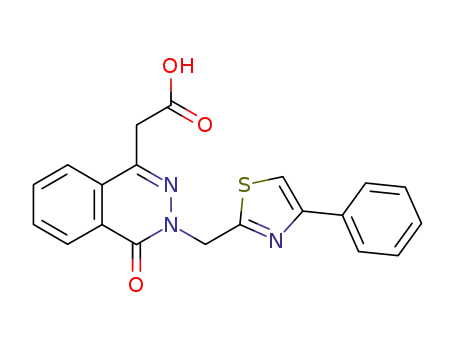 [4-Oxo-3-(4-phenyl-thiazol-2-ylmethyl)-3,4-dihydro-phthalazin-1-yl]-acetic acid