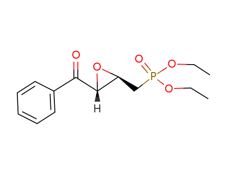 Phosphonic acid, [(3-benzoyloxiranyl)methyl]-, diethyl ester, trans-