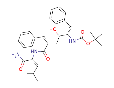 [(1S,2S,4R)-1-Benzyl-4-((R)-1-carbamoyl-3-methyl-butylcarbamoyl)-2-hydroxy-5-phenyl-pentyl]-carbamic acid tert-butyl ester