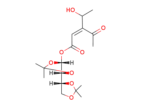 1,2:3,4-di-O-isopropylidene-D-arabino-tetritol-1-yl 3-(1-hydroxyethyl)-4-oxopentanoate