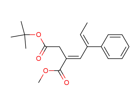 t-butyl 3-methoxycarbonyl-5-phenylhepta-3,5-dienoate