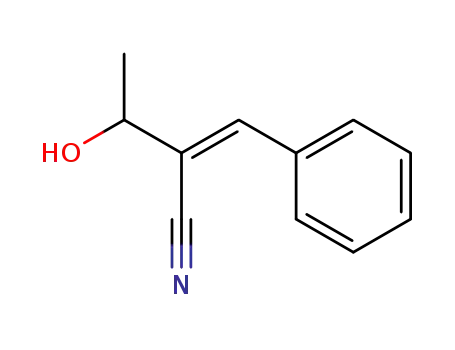 3-Hydroxy-2-[1-phenyl-meth-(E)-ylidene]-butyronitrile