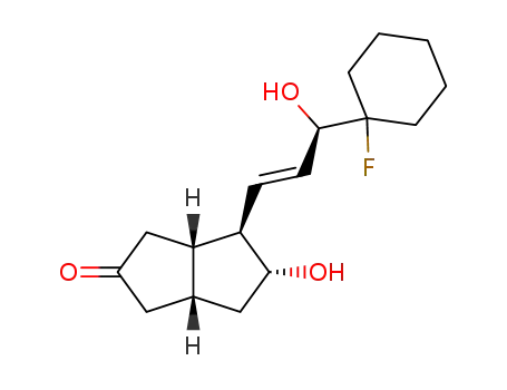 1-exo-<3-(1-Fluorocyclohexyl)-3(R)-hydroxy-(E)-1-propenyl>-2-endo-hydroxy-5-oxooctahydropentalene