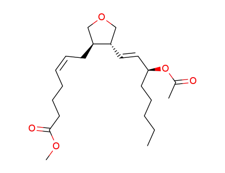 10-oxa-9,11-dideoxyprostaglandin F<sub>2α</sub> 15-acetate methyl ester