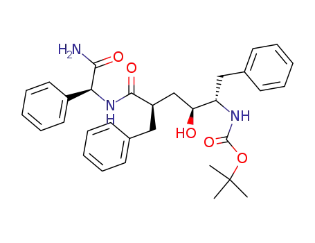 {(1S,2S,4R)-1-Benzyl-4-[((S)-carbamoyl-phenyl-methyl)-carbamoyl]-2-hydroxy-5-phenyl-pentyl}-carbamic acid tert-butyl ester