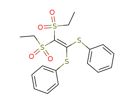 [2,2-Bis(ethylsulfonyl)-1-phenylsulfanylethenyl]sulfanylbenzene