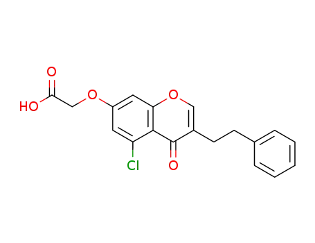 Acetic acid,
[[5-chloro-4-oxo-3-(2-phenylethyl)-4H-1-benzopyran-7-yl]oxy]-