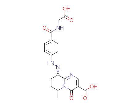 9-{[4-(Carboxymethyl-carbamoyl)-phenyl]-hydrazono}-6-methyl-4-oxo-6,7,8,9-tetrahydro-4H-pyrido[1,2-a]pyrimidine-3-carboxylic acid