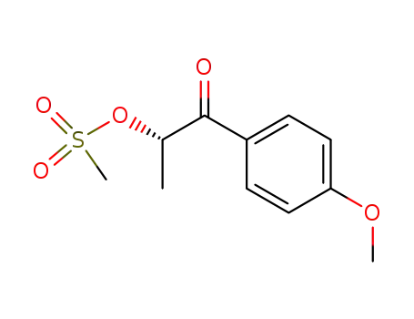 1-Propanone, 1-(4-methoxyphenyl)-2-[(methylsulfonyl)oxy]-, (S)-