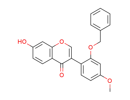 4H-1-Benzopyran-4-one,
7-hydroxy-3-[4-methoxy-2-(phenylmethoxy)phenyl]-
