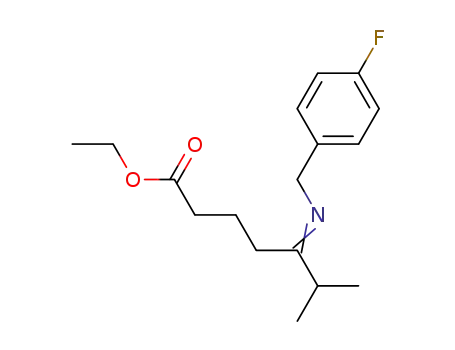 ethyl 5-(4-fluorobenzylimino)-6-methylheptanoate