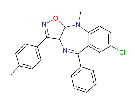 7-Chloro-4-methyl-9-phenyl-1-p-tolyl-4,10a-dihydro-3aH-3-oxa-2,4,10-triaza-benzo[f]azulene